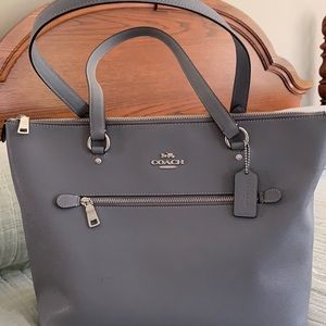 Gray Coach purse